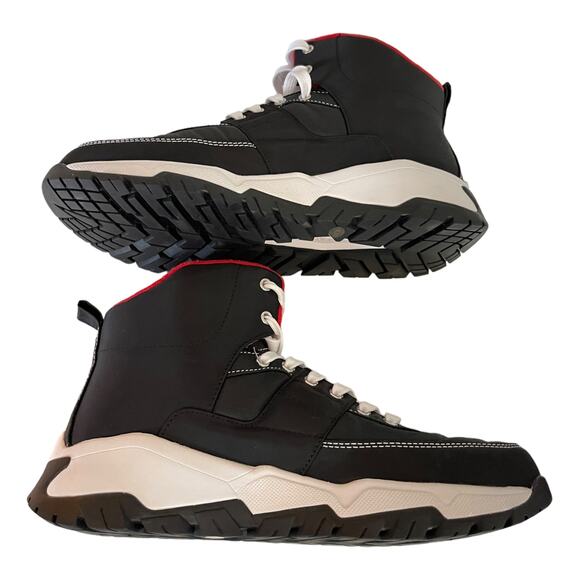 Calvin Klein Jeans Cremina Nylon Puffy Black High Top Sneaker Size 10 - Picture 7 of 7